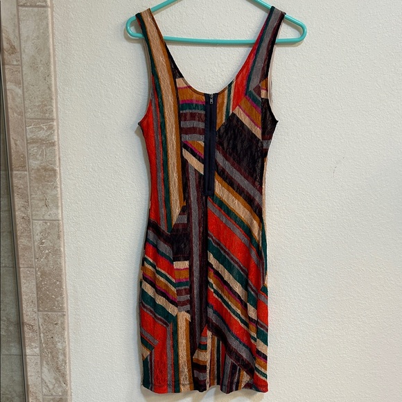 Bar III Colorful Geometric Mini Dress Size M - Picture 2 of 4
